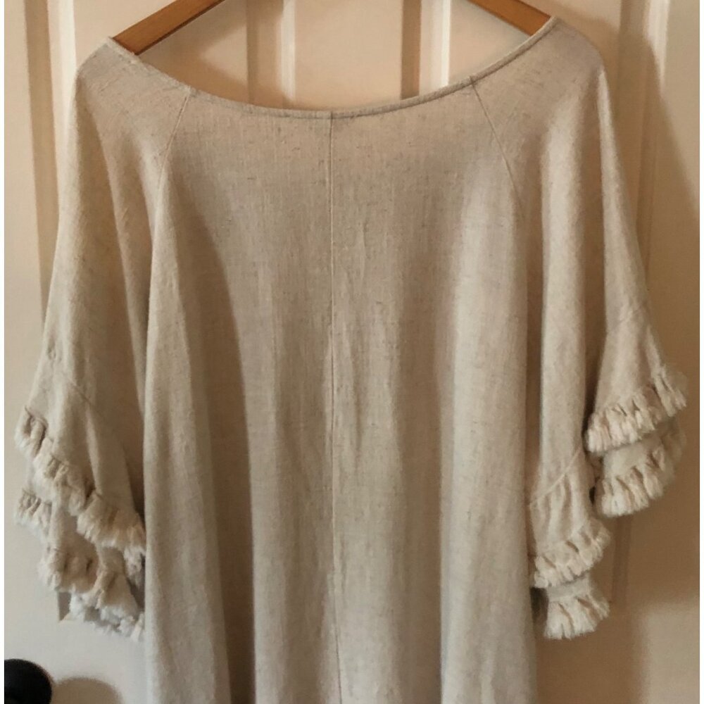 **SOLD**Women's Plus Size Umgee + Blouse Ruffle Sleeve Star Print Top 2XL - Picture 7 of 9